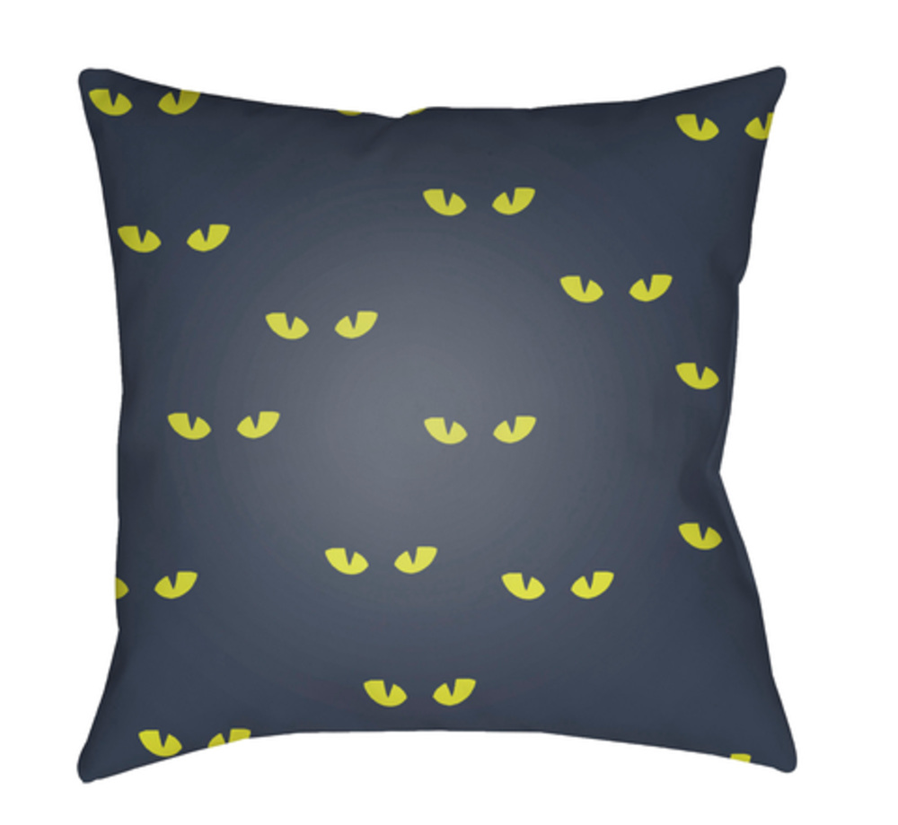 BOO155-1818 18 x 18 x 4 in. Boo Square Throw Pillow, Gray