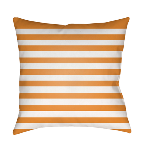 BOO157-2020 20 x 20 x 4 in. Boo Square Throw Pillow, Orange & White