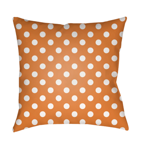 BOO167-2020 20 x 20 x 4 in. Boo Square Throw Pillow, Orange & White