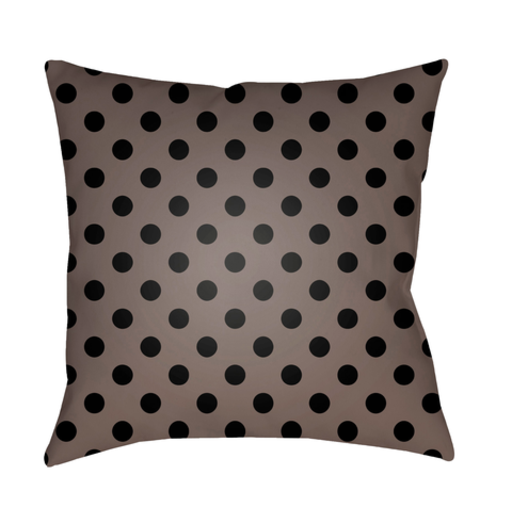 BOO169-2020 20 x 20 x 4 in. Boo Square Throw Pillow, Black & Gray