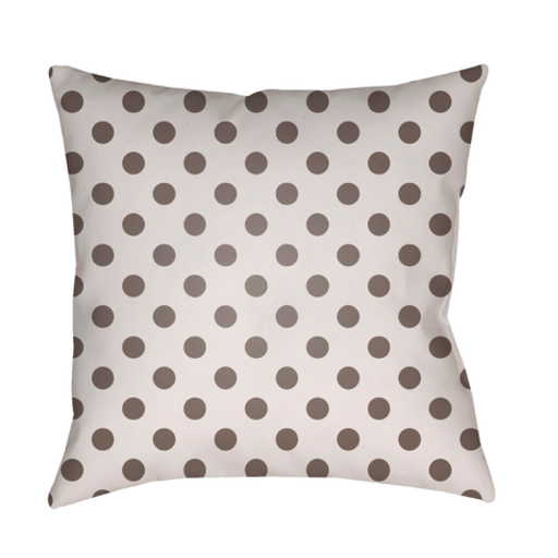 BOO170-2020 20 x 20 x 4 in. Boo Square Throw Pillow, White & Light Gray