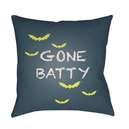 BOO179-2020 20 x 20 x 4 in. Boo Square Throw Pillow, Teal