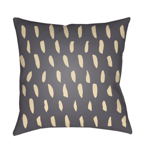 DOT002-2020 20 x 20 x 4 in. Spots Square Throw Pillow, Gray & Beige