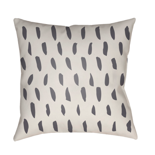 DOT004-2020 20 x 20 x 4 in. Spots Square Throw Pillow, Beige & Gray