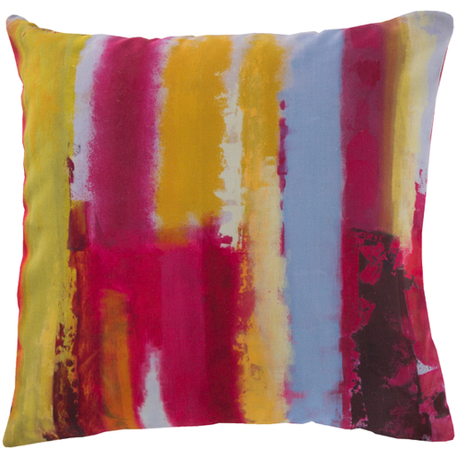 RG044-1818 18 x 18 x 4 in. Rain Contemporary Square Throw Pillow, Multi Color