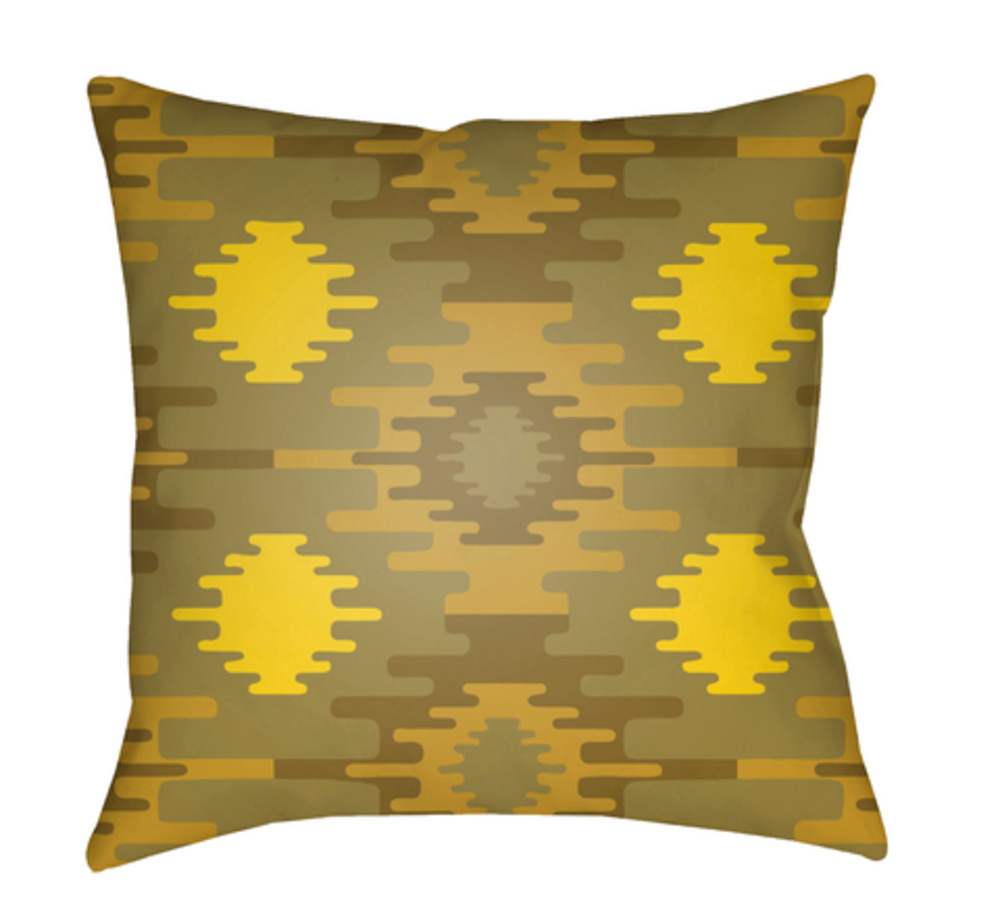 YN026-2222 22 x 22 x 5 in. Yindi Geometric Square Throw Pillow, Multi Color
