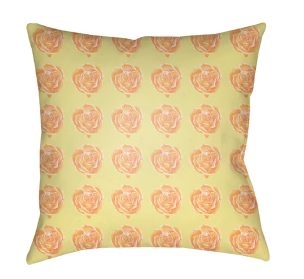 WA005-2222 22 x 22 x 5 in. Warhol Floral Square Throw Pillow, Multi Color