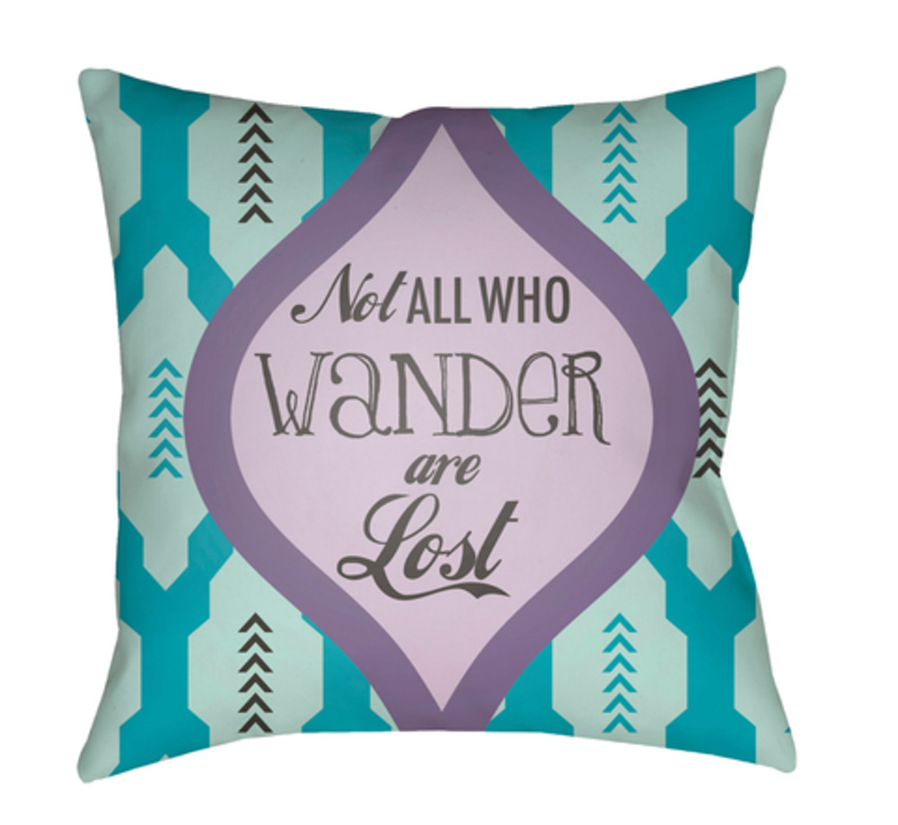WA013-2222 22 x 22 x 5 in. Warhol Geometric Square Throw Pillow, Multi Color