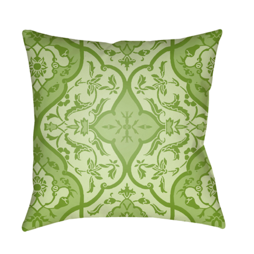 YN020-2020 20 x 20 x 4 in. Yindi Geometric Square Throw Pillow, Lime