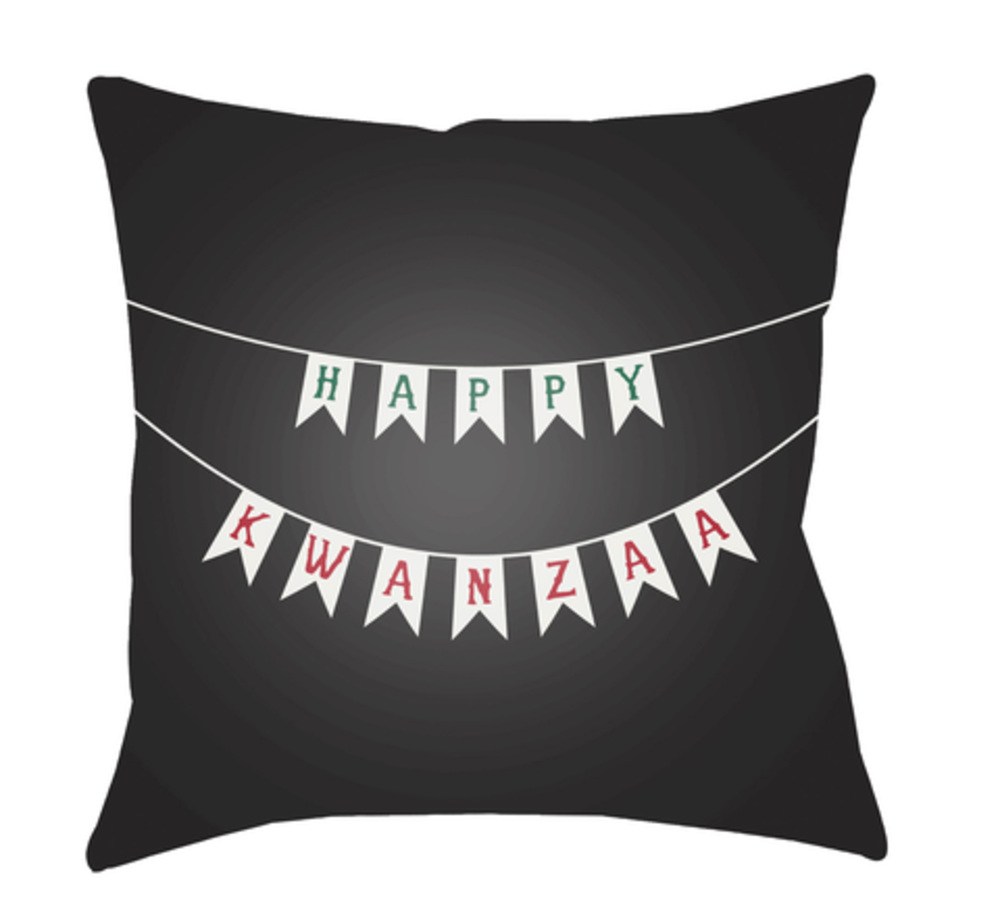 HDY045-2020 Kwanzaa I Medium Throw Pillow, 20 x 20 x 4 in. - Multicolor