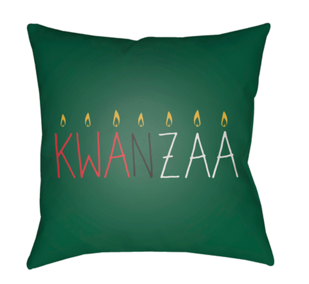 HDY048-2020 Kwanzaa II Medium Throw Pillow, 20 x 20 x 4 in. - Multicolor
