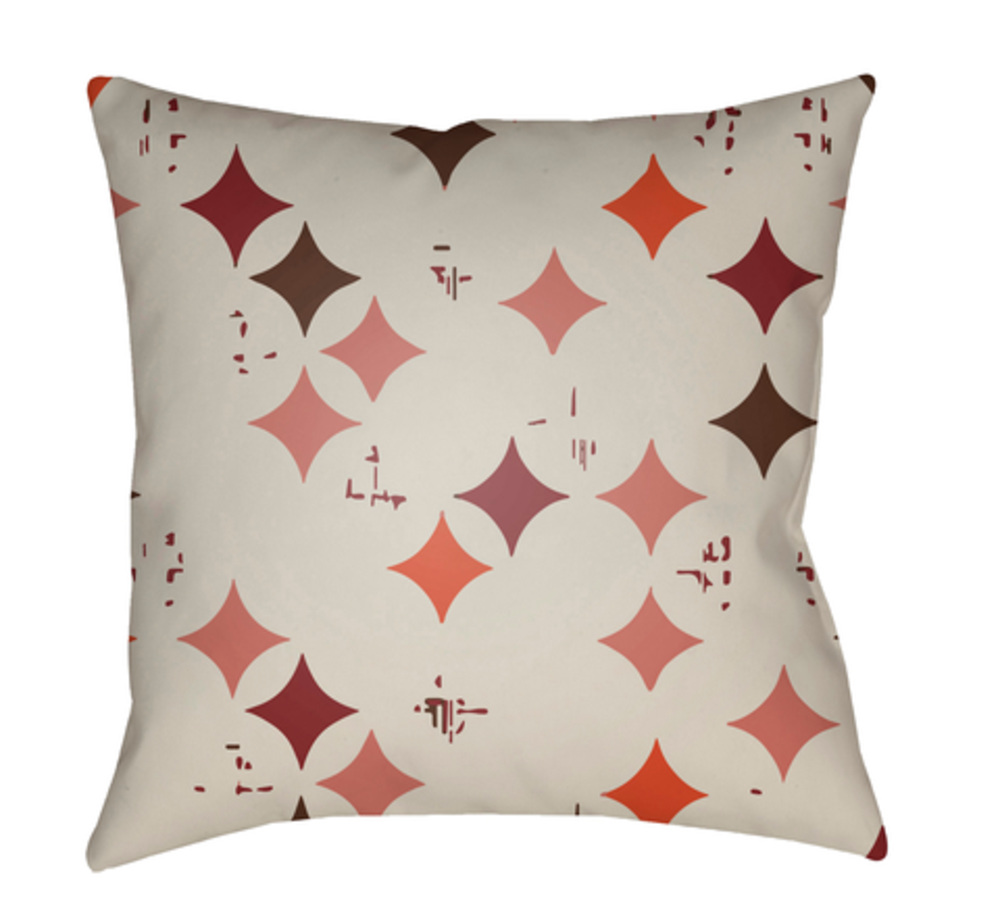 MD100-2222 Moderne Outdoor Large Throw Pillow, 22 x 22 x 5 in. - Multicolor
