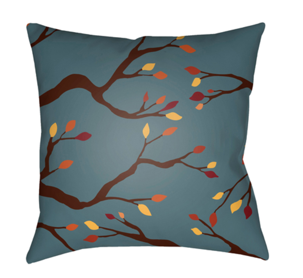 BRAN003-2020 Branches Medium Throw Pillow, 20 x 20 x 4 in. - Multicolor