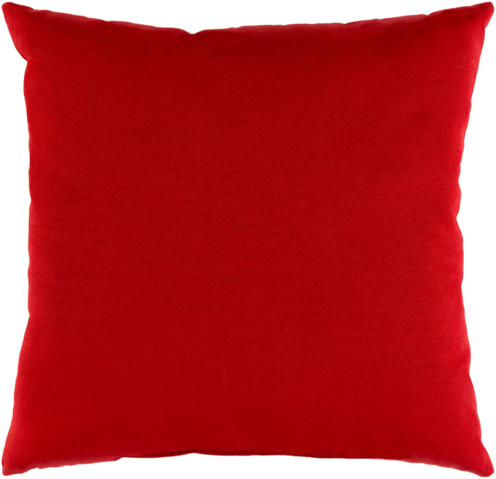 EI006-2020 Essien Medium Pillow Cover, 20 x 20 x 0.25 in. - Bright Red -  Livabliss