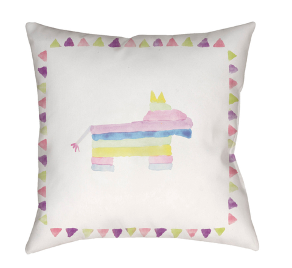 WMAYO026-1818 Pinata Medium Throw Pillow, 18 x 18 x 4 in. - Multicolor