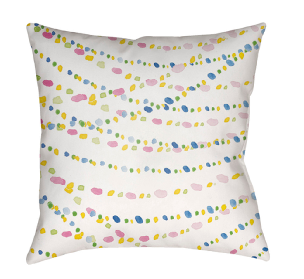 WMAYO008-2020 Beads Medium Throw Pillow, 20 x 20 x 4 in. - Multicolor