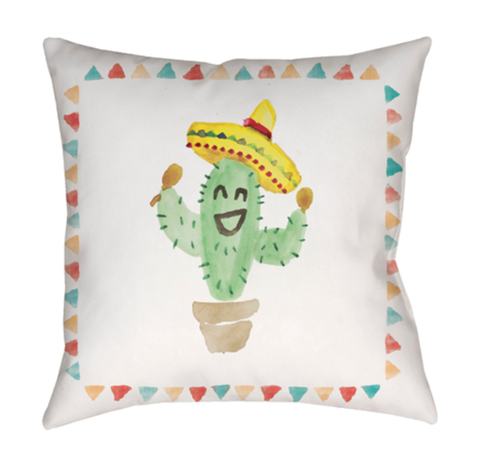 WMAYO028-2020 Cactus Medium Throw Pillow, 20 x 20 x 4 in. - Multicolor