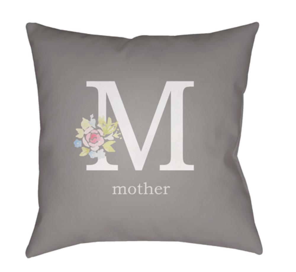 WMOM012-2020 Mother Medium Throw Pillow, 20 x 20 x 4 in. - Multicolor