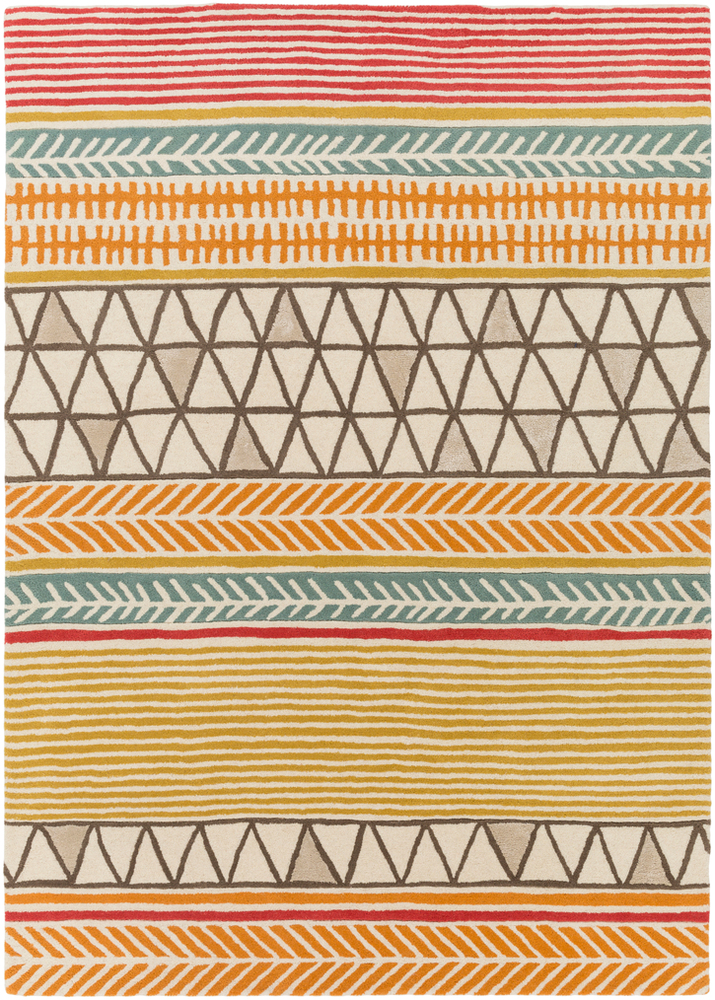 SCI33-1616 18 in. Scion Modern Hand Tufted Sample Area Rug - Multicolor