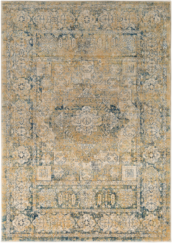 THN1016-1616 18 in. Tharunaya Updated Traditional Sample Area Rug - Multicolor