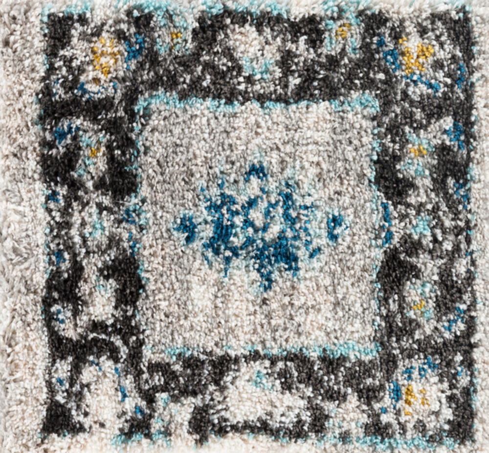 VTS4103-1616 18 in. Vintage Shag Sample Area Rug - Multicolor