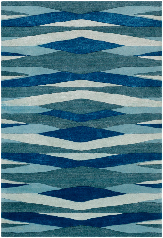 ART253-1616 18 in. Artist Studio Modern Sample Area Rug - Multicolor
