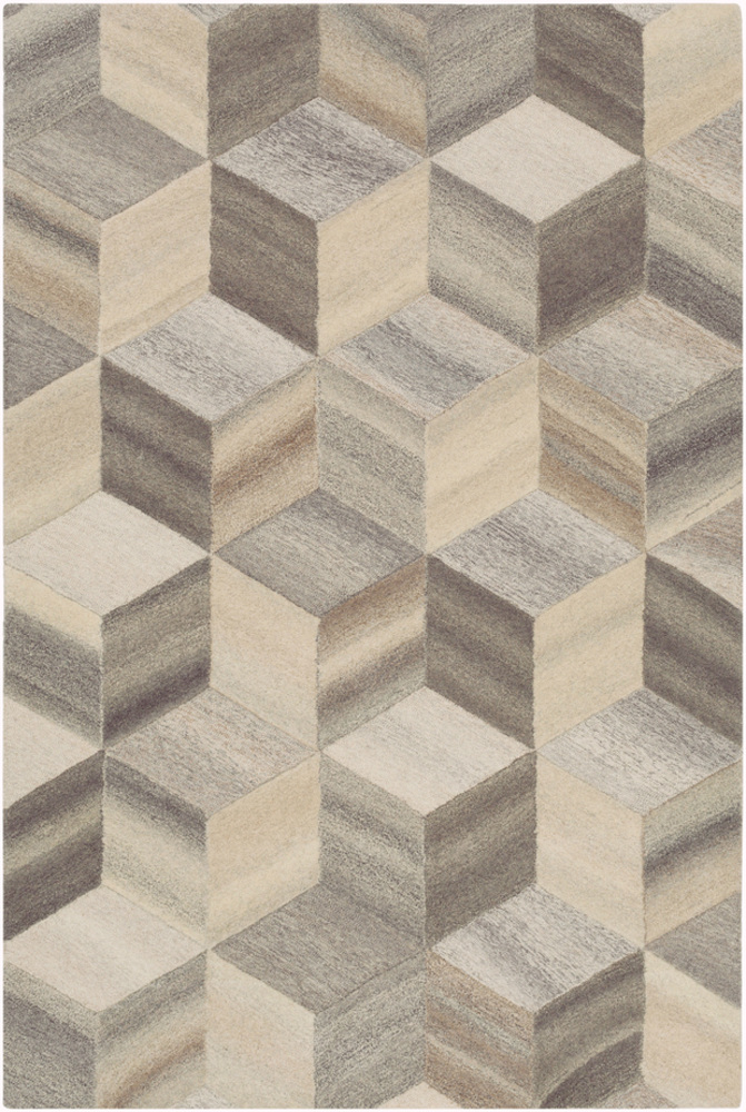 MOI1016-1616 18 in. Mountain Modern Hand Tufted Sample Area Rug - Multicolor