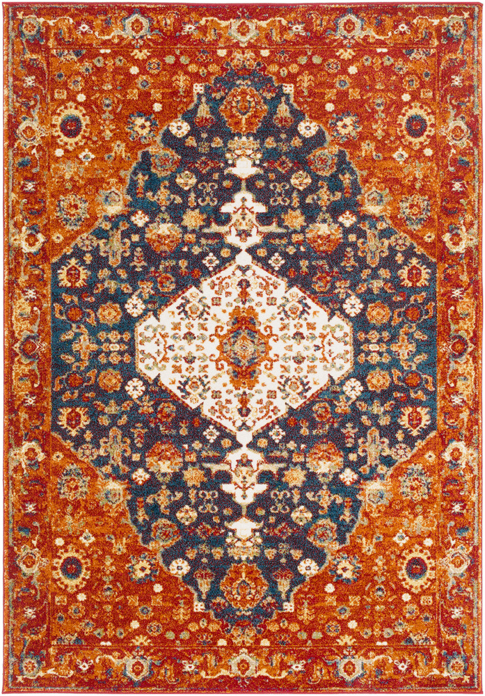 SRP1020-1616 18 in. Serapi Traditional Machine Made Sample Area Rug - Multicolor