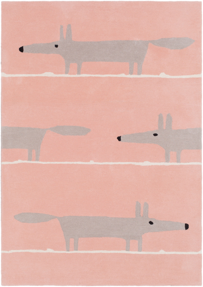 SCI42-1616 18 in. Scion Modern Sample Area Rug - Blush, Taupe & Cream