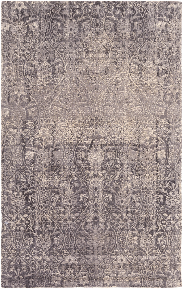 EDT1007-1616 18 in. Edith Transitional Sample Area Rug - Cream, Medium Gray & Charcoal