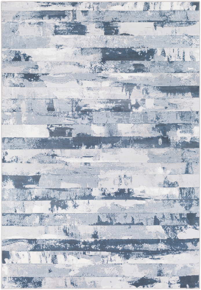 CPO3737-1616 18 in. Contempo Modern Machine Made Sample Area Rug - Multicolor