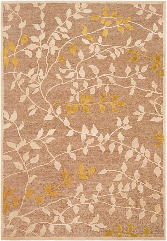 BSL7235-1616 18 in. Basilica Transitional Sample Area Rug - Wheat, Mustard & Camel