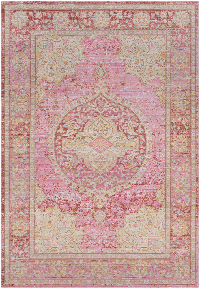 AIC2325-1616 18 in. Antioch Updated Traditional Sample Area Rug - Multicolor