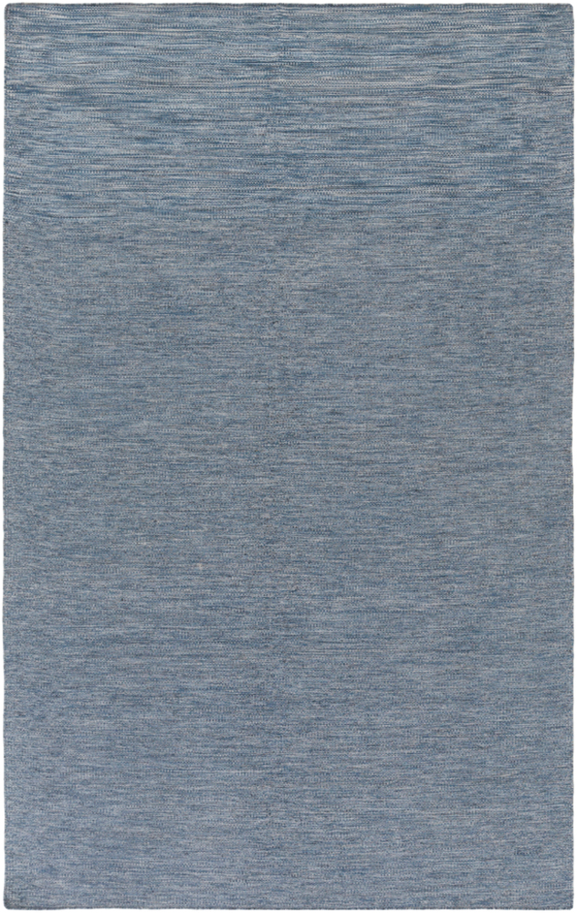 EVR1009-1616 18 in. Everett Indoor & Outdoor Sample Area Rug - Dark Blue, Black