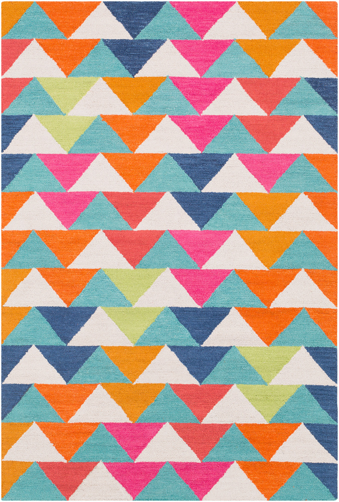 TEC1025-1616 18 in. Technicolor Modern Sample Area Rug - Multicolor