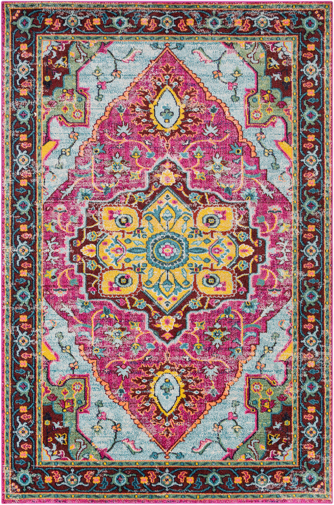 ANI1029-1616 18 in. Anika Updated Traditional Medium Pile Sample Area Rug - Multicolor