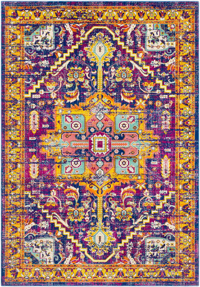 JAX5055-1616 18 in. Jax Updated Traditional Sample Area Rug - Multicolor