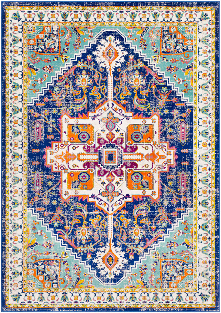 JAX5056-1616 18 in. Jax Updated Traditional Sample Area Rug - Multicolor
