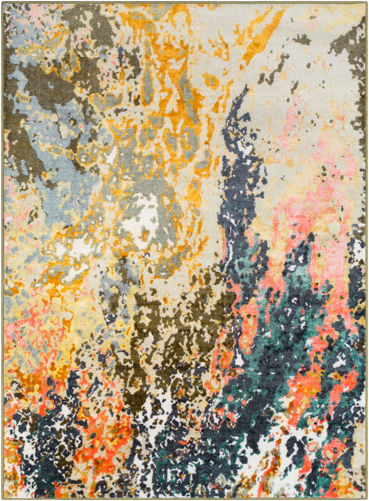 SKR2313-1616 18 in. Silk Road Modern Sample Area Rug - Multicolor