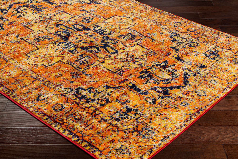 MNC2316-1616 18 in. Monte Carlo Updated Traditional Sample Area Rug - Multicolor