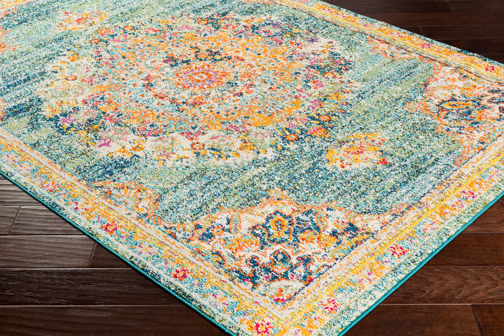 MRC2320-1616 18 in. Morocco Updated Traditional Sample Area Rug - Multicolor