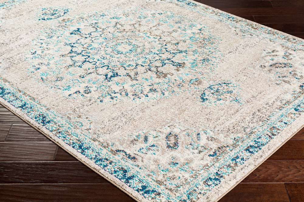 MRC2321-1616 18 in. Morocco Updated Traditional Sample Area Rug - Multicolor
