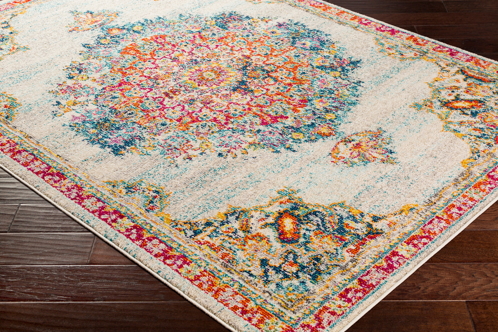MRC2324-1616 18 in. Morocco Updated Traditional Sample Area Rug - Multicolor