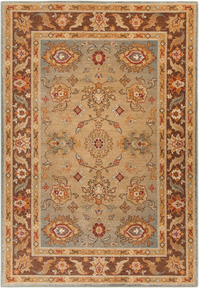 ABS3011-1616 18 in. Arabesque Traditional Sample Area Rug - Multicolor