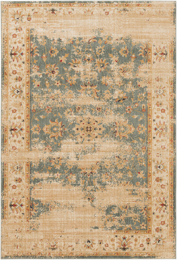ABS3035-1616 18 in. Arabesque Updated Traditional Sample Area Rug - Multicolor