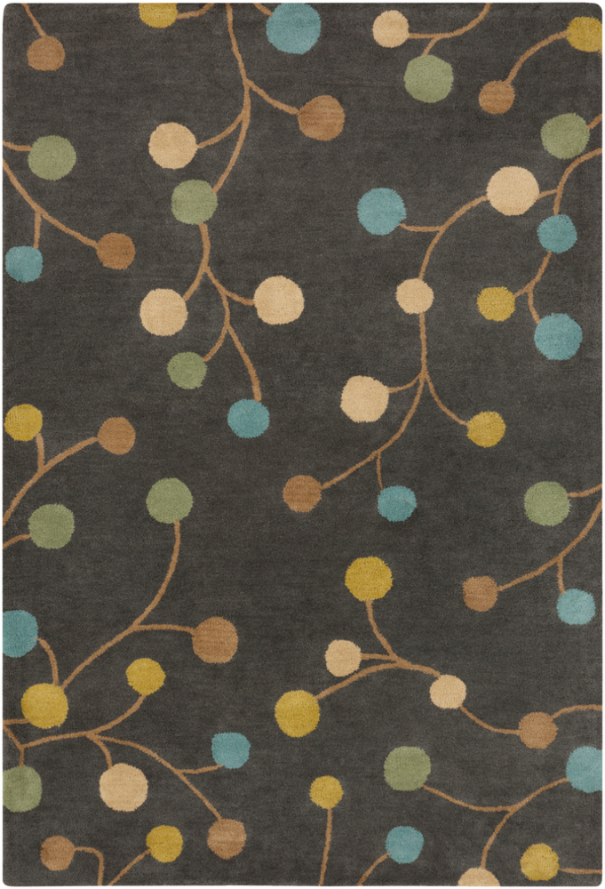 ATH5110-1616 18 in. Athena Transitional Sample Area Rug - Taupe, Aqua & Tan