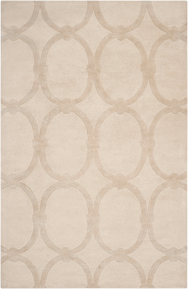 CAN1991-1616 18 in. Modern Classics Transitional Sample Area Rug - Khaki