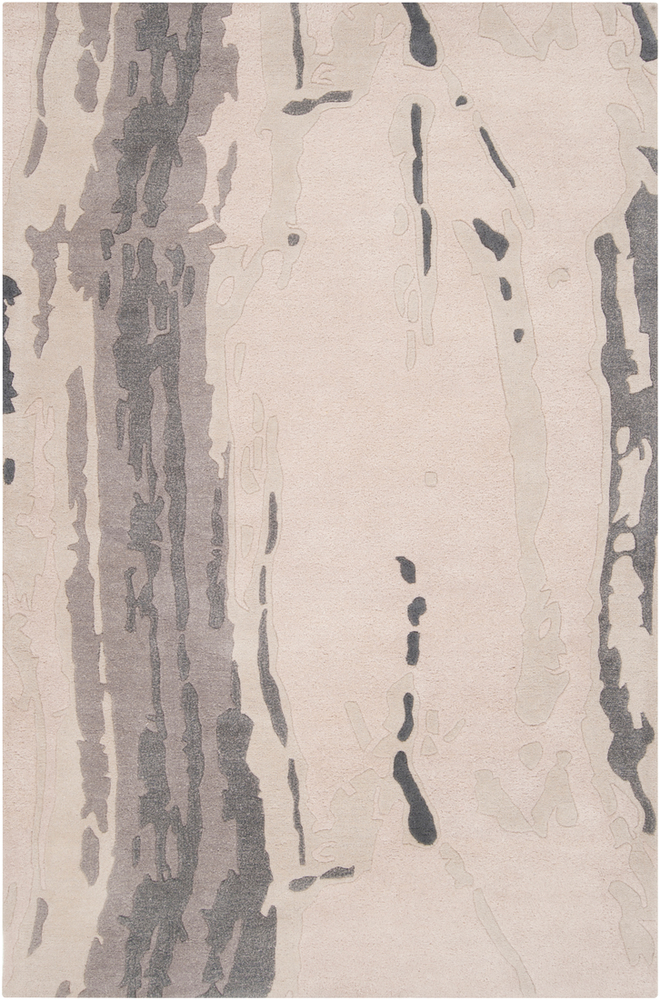 CAN1994-1616 18 in. Modern Classics Modern Sample Area Rug - Beige, Medium Gray & Blush