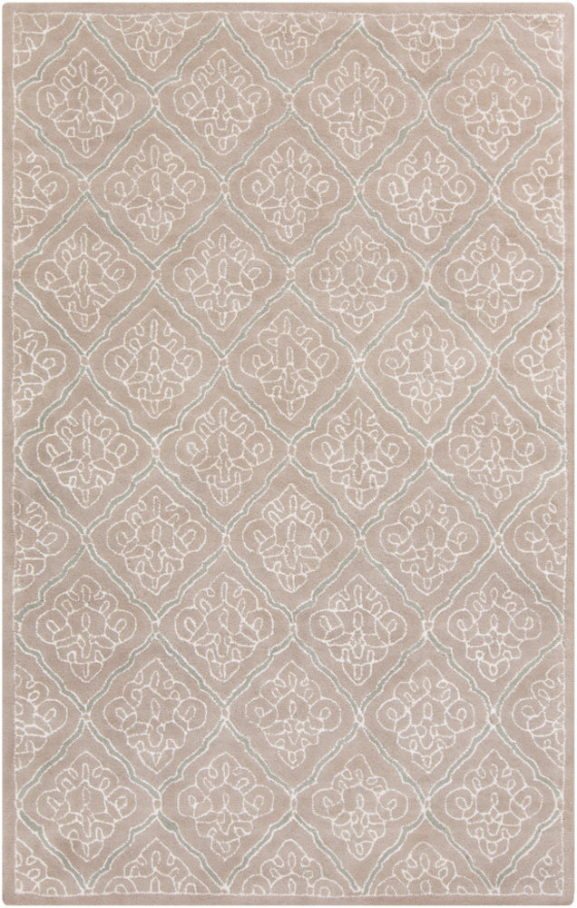 CAN2015-1616 18 in. Modern Classics Transitional Sample Area Rug - Taupe, Cream & Medium Gray