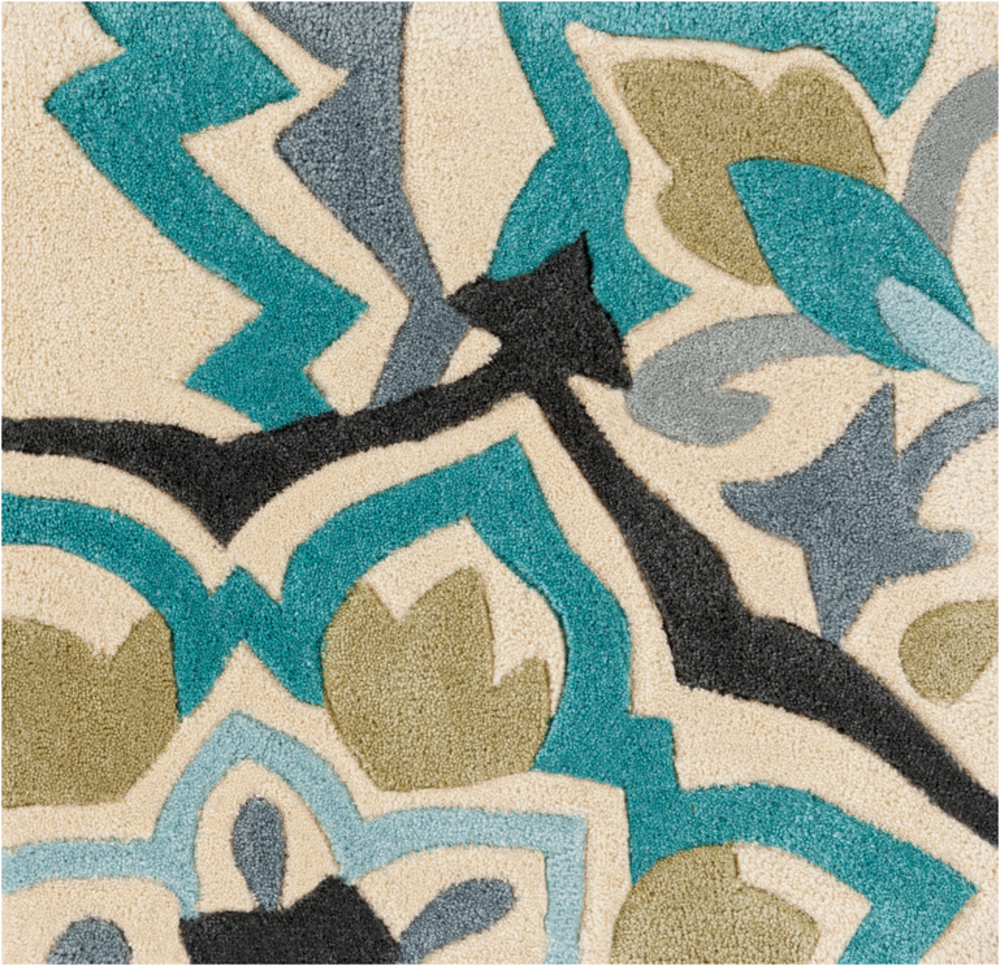 COS9209-1616 18 in. Cosmopolitan Transitional Sample Area Rug - Multicolor